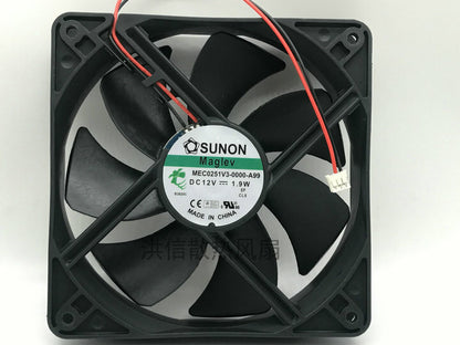 1pcs SUNON MEC0251V3-0000-A99 DC12V 1.9W 12025 12CM fan 2pin