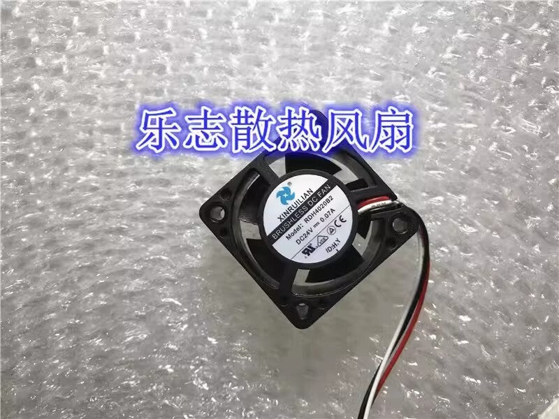 XINRUILIAN RDH4020B2 4020 DC24V 0.07A 3-wire inverter cooling fan