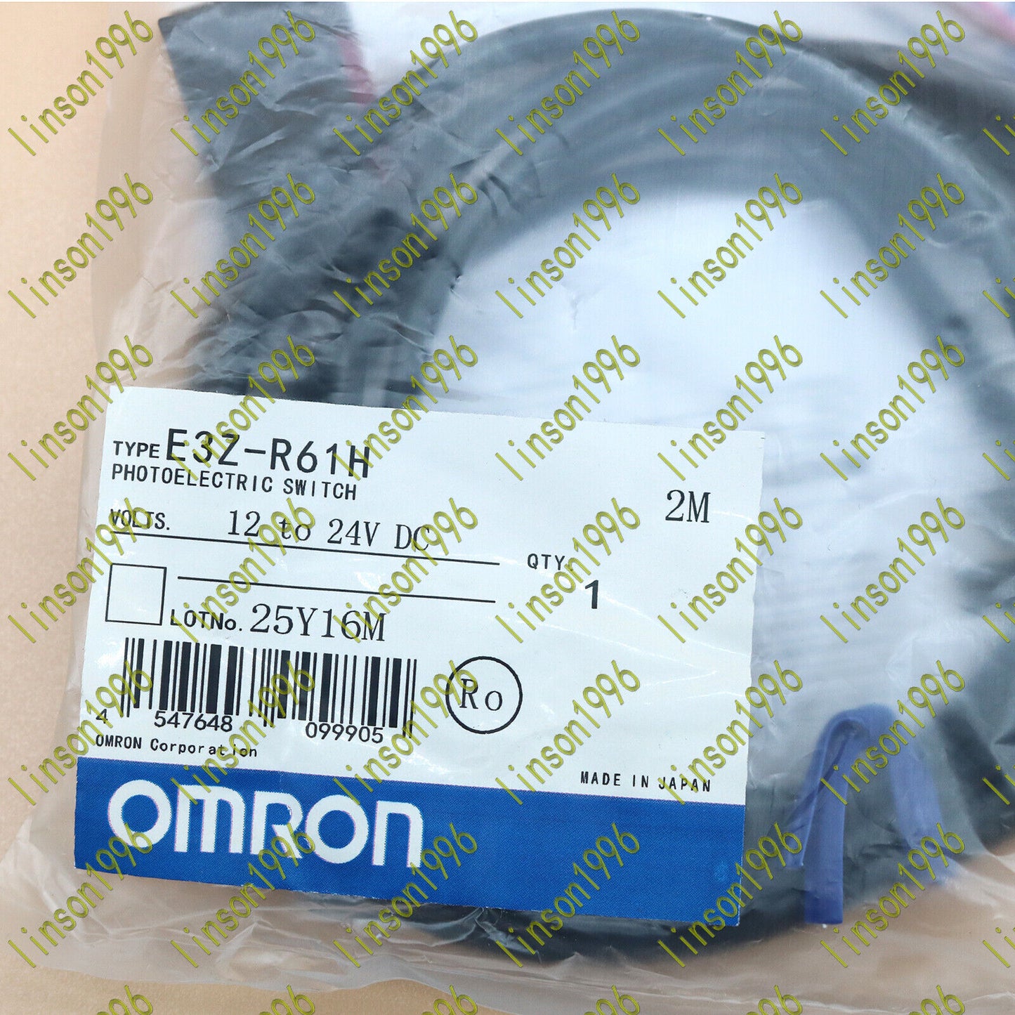 OMRON E3Z-R61H Photoelectric Switch FAST SHIP - OMRON