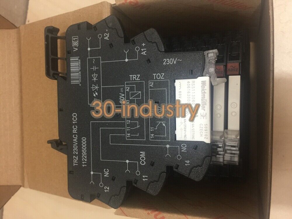 Weidmuller TRZ 230VAC RC 1CO Relays - 10pcs/pack, New Delivery - WEIDMULLER