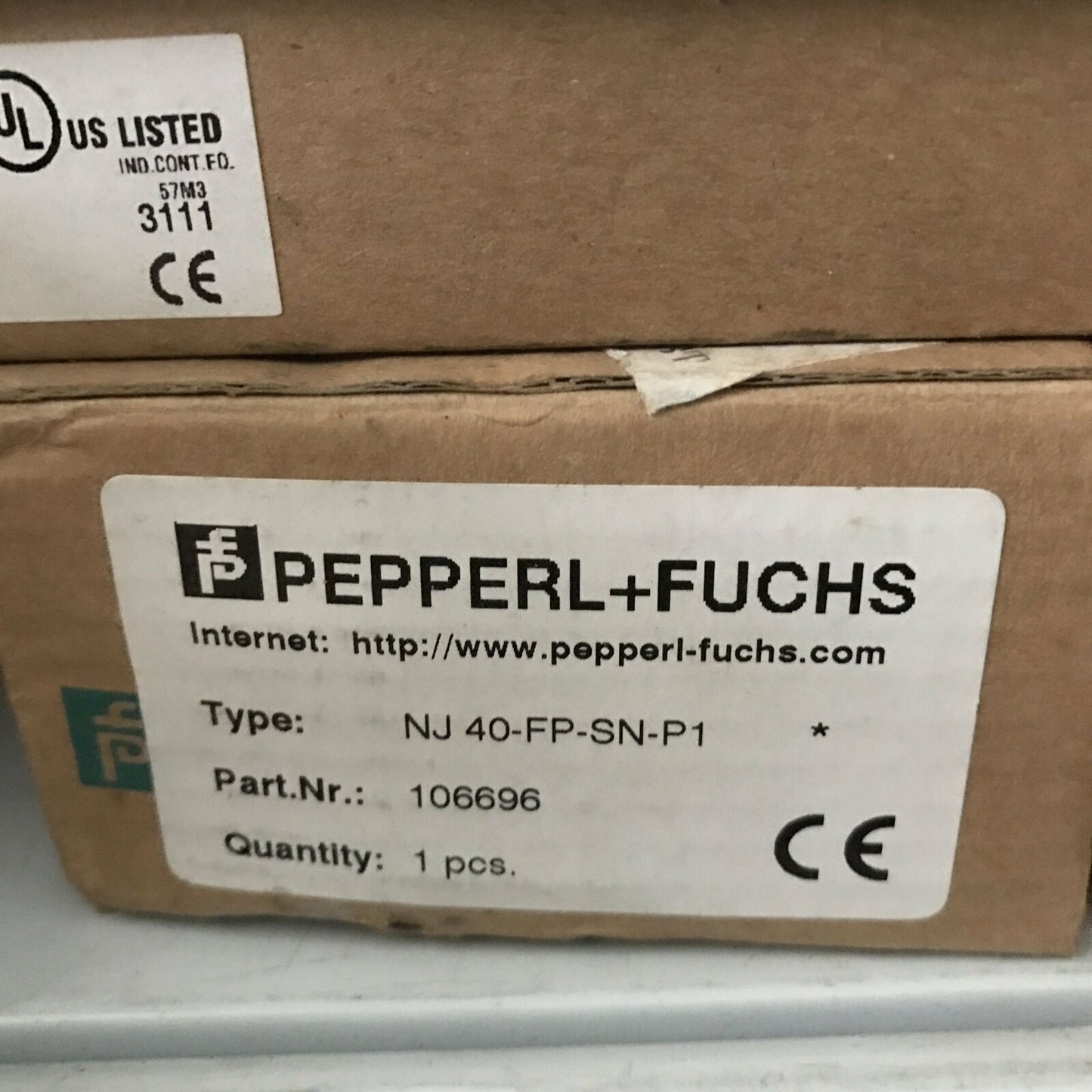 New Pepperl+Fuchs NJ40-FP-SN-P1 Sensor Box - PEPPERL+FUCHS