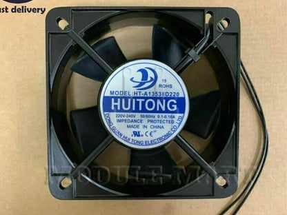 1PCS HT-A13538D220 AC220-240V 0.1-0.16A Cabinet Axial Cooling Fan HUI TONG