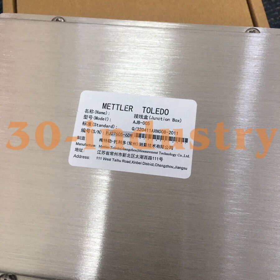 METTLER TOLEDO AJB-005 Analog Weighing Sensor Junction Box - METTLER TOLEDO
