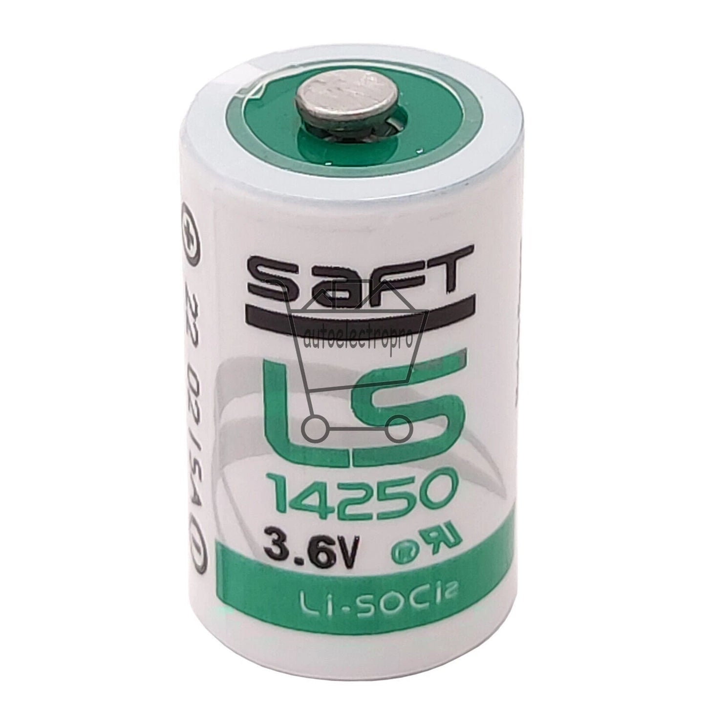 10Pcs For SAFT LS14250 LS 14250 C 1/2 AA 3.6v battery 1200mAh High Capacity