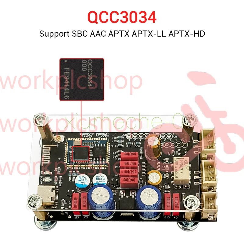QCC5125 QCC3034 Bluetooth 5.1 lossless decoder board APTX LDAC audiophile grade