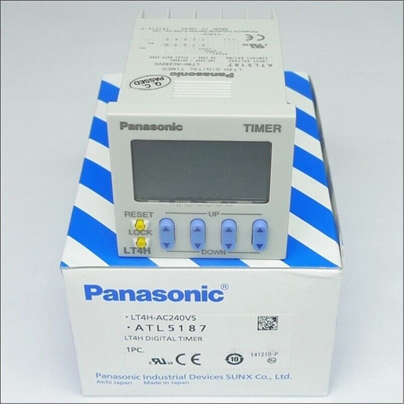 Panasonic LT4H Timer AT240V Built-in Timer 1Pcs Compact Design Timer with 240V AC Input - PANASONIC