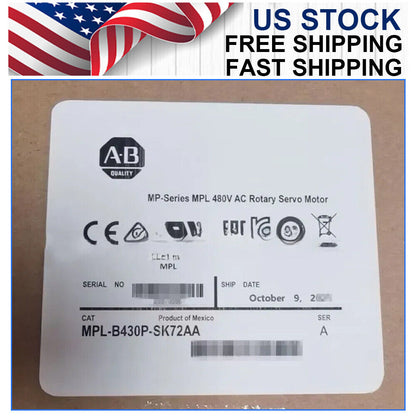 Allen Bradley MPL-B430P-SK72AA MP-Series 480V AC Rotary Servo Motor - ALLEN BRADLEY
