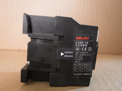 DELIXI CJX2-12 GB 14048.4 ITH-25A UI-690V AC-3 380V 50HZ