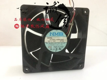 NMB 4715KL-04W-B39 12038 DC12V 0.72A 3-Wire High Airflow Dual Ball Cooling Fan