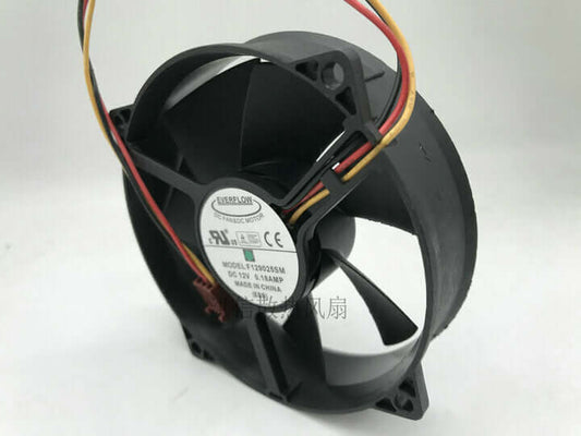 new EVERFLOW F129025SM 12V 0.18A 9cm 3-wire  9025 CPU round chassis cooling fan