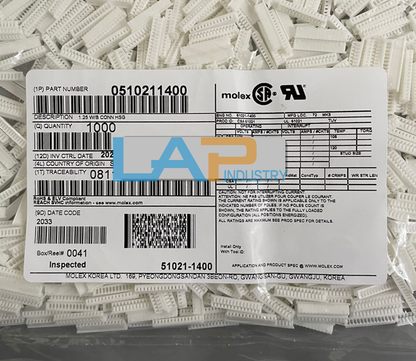 1000PCS Connector 51021-1400 Plastic Shell 14P 1.25mm Pitch - OMRON