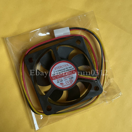 new EVERCOOL EC5010M12CA DC12V 0.09A 5010 50mm mute CPU fan 3pin