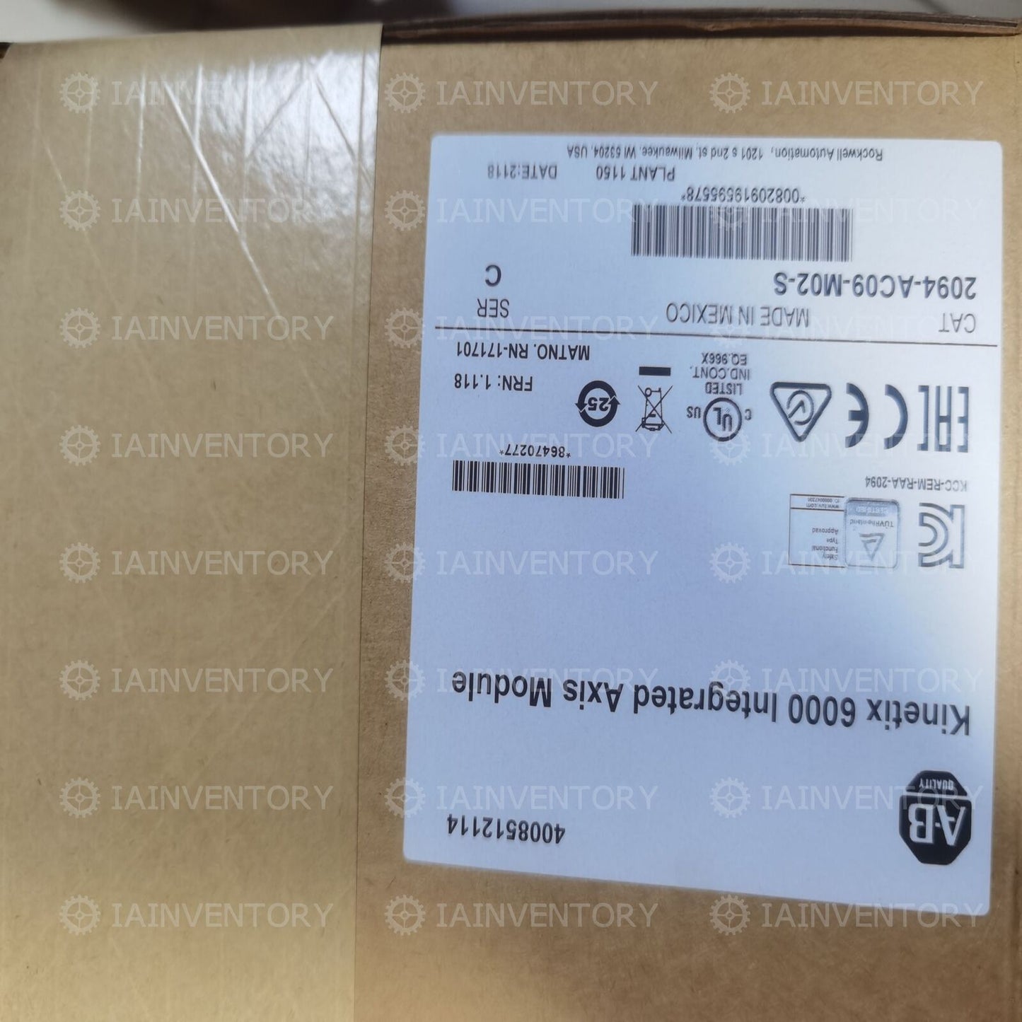 Allen Bradley Kinetix 6000 Axis Module - ALLEN BRADLEY