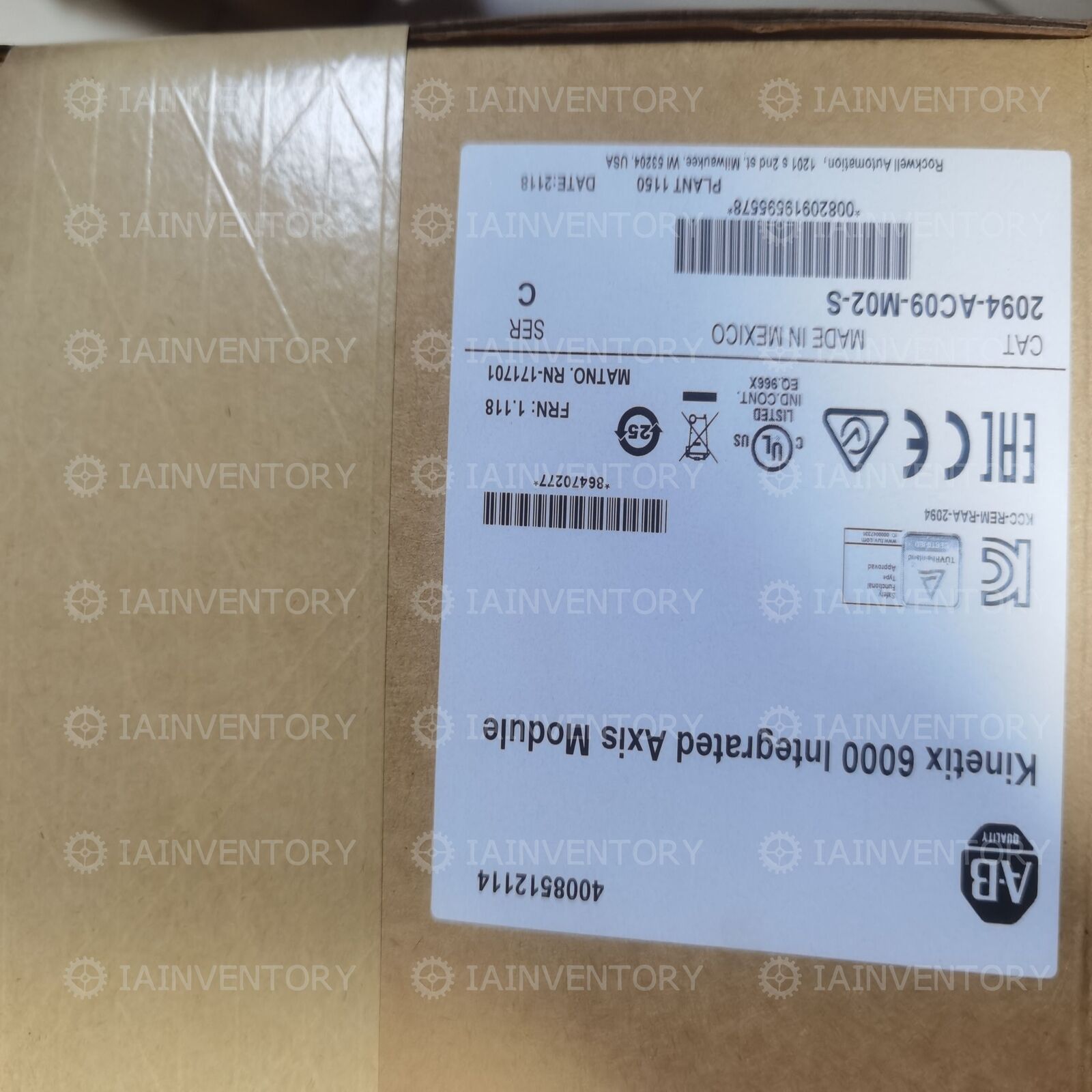 Allen Bradley Kinetix 6000 Axis Module - ALLEN BRADLEY