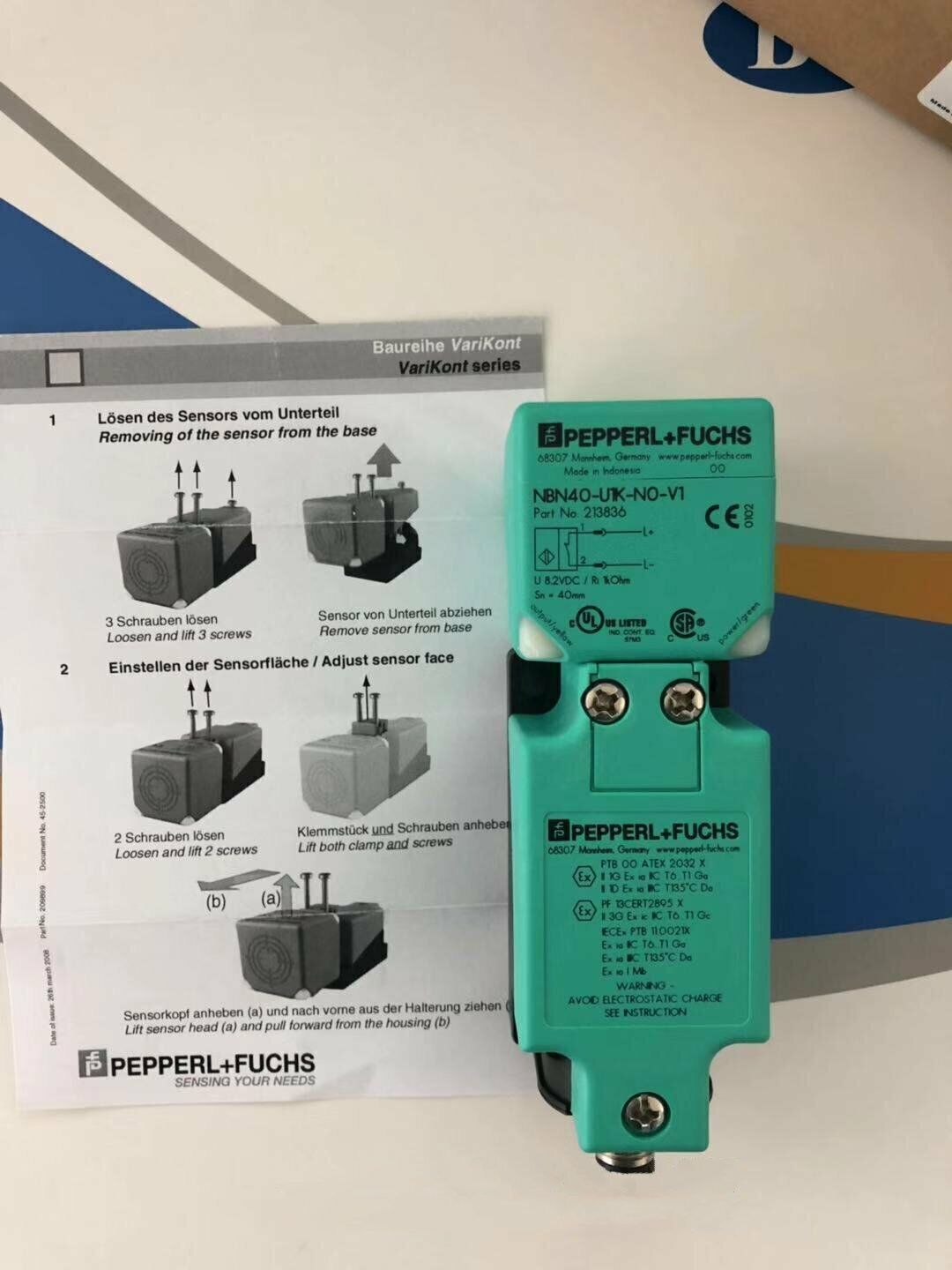ONE NBN40-U1K-N0-V1 Inductiver Sensor - PEPPERL+FUCHS