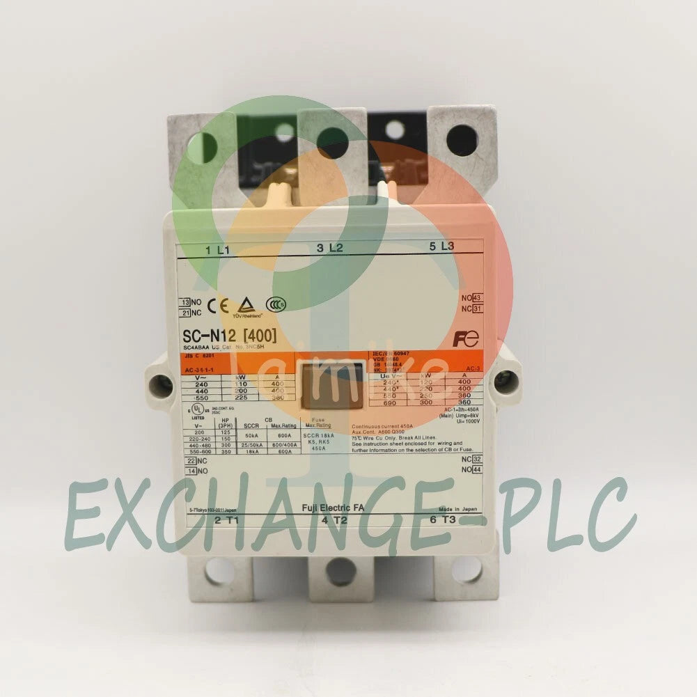 FUJI SC-N12[400] Contactor AC 110V 400A 1PCS