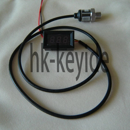 1PCS pneumatic shock digital pressure gauge Pressure gauge Small panel mounting