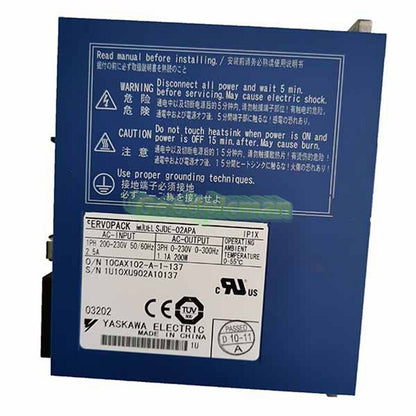 1Pcs YASKAWA SJDE-02APA Servo Driver SJDE02APA