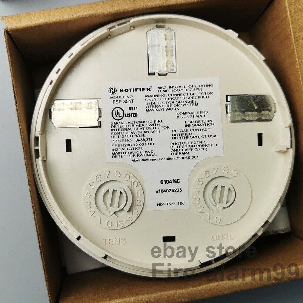 Notifier FSP-851T Intelligent Smoke & Temperature Detector - KOEED