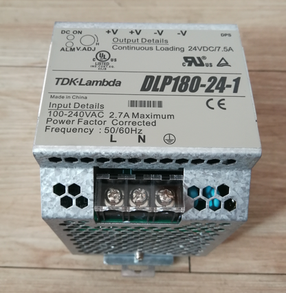 new 1pcs DLP180-24-1 TDK-LAMBDA Rail Power Supply 24V 7.5A - TDK-LAMBDA