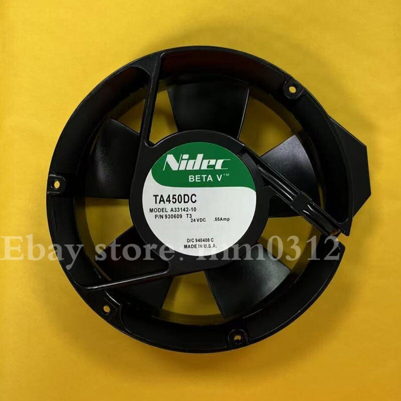 Nidec TA450DC A33142-10 24V 0.55A 17CM 17050 170×170×50mm Inverter Fan