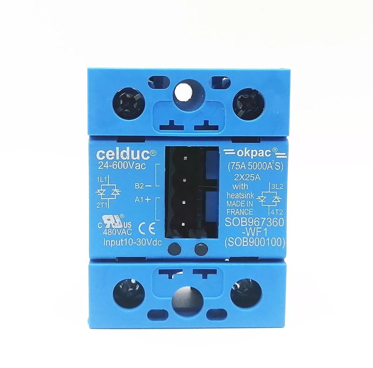 Celduc Solid State Relay SOB967360 -WF1(SOB900100) 2*25A