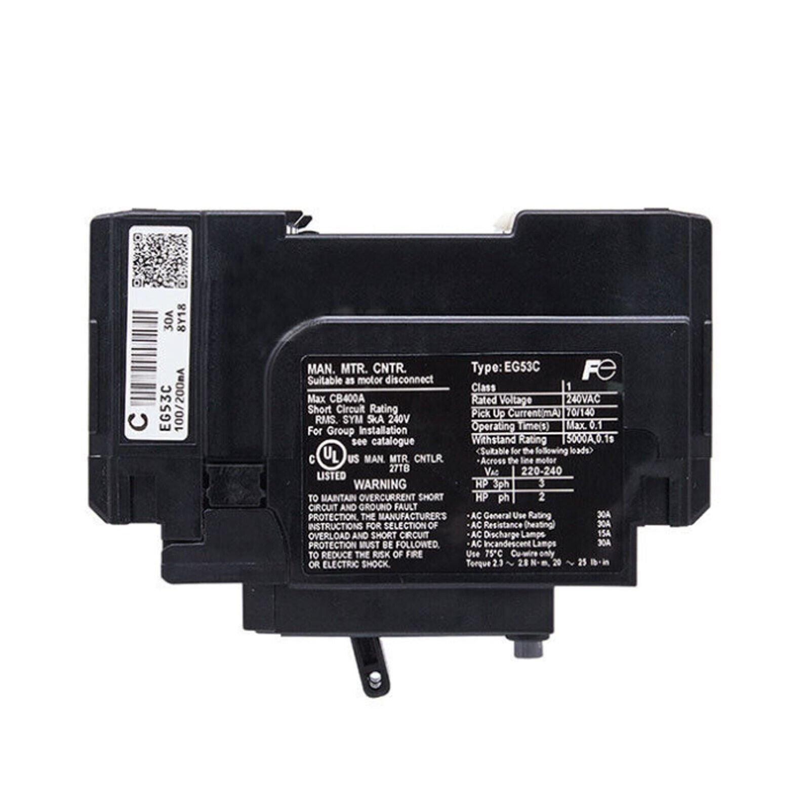 FUJI SG53C Three-Phase 30A Circuit Breaker - FUJI
