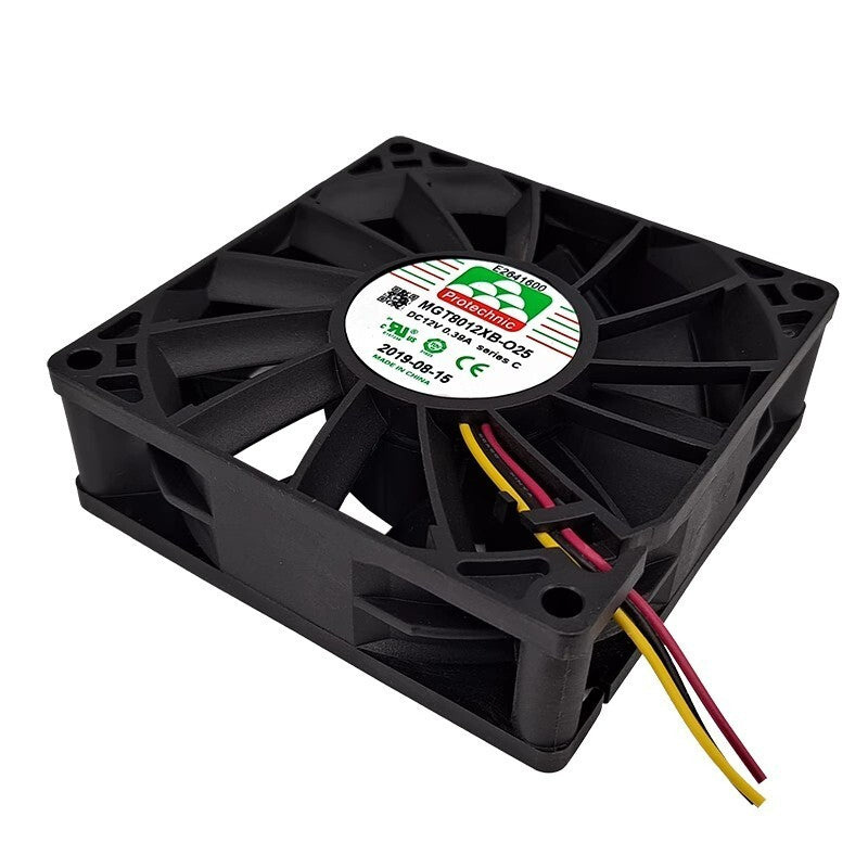 Protechnic MGT8012XB-O25 DC12V 0.39A 8025 3-Wire Axial Cooling Fan