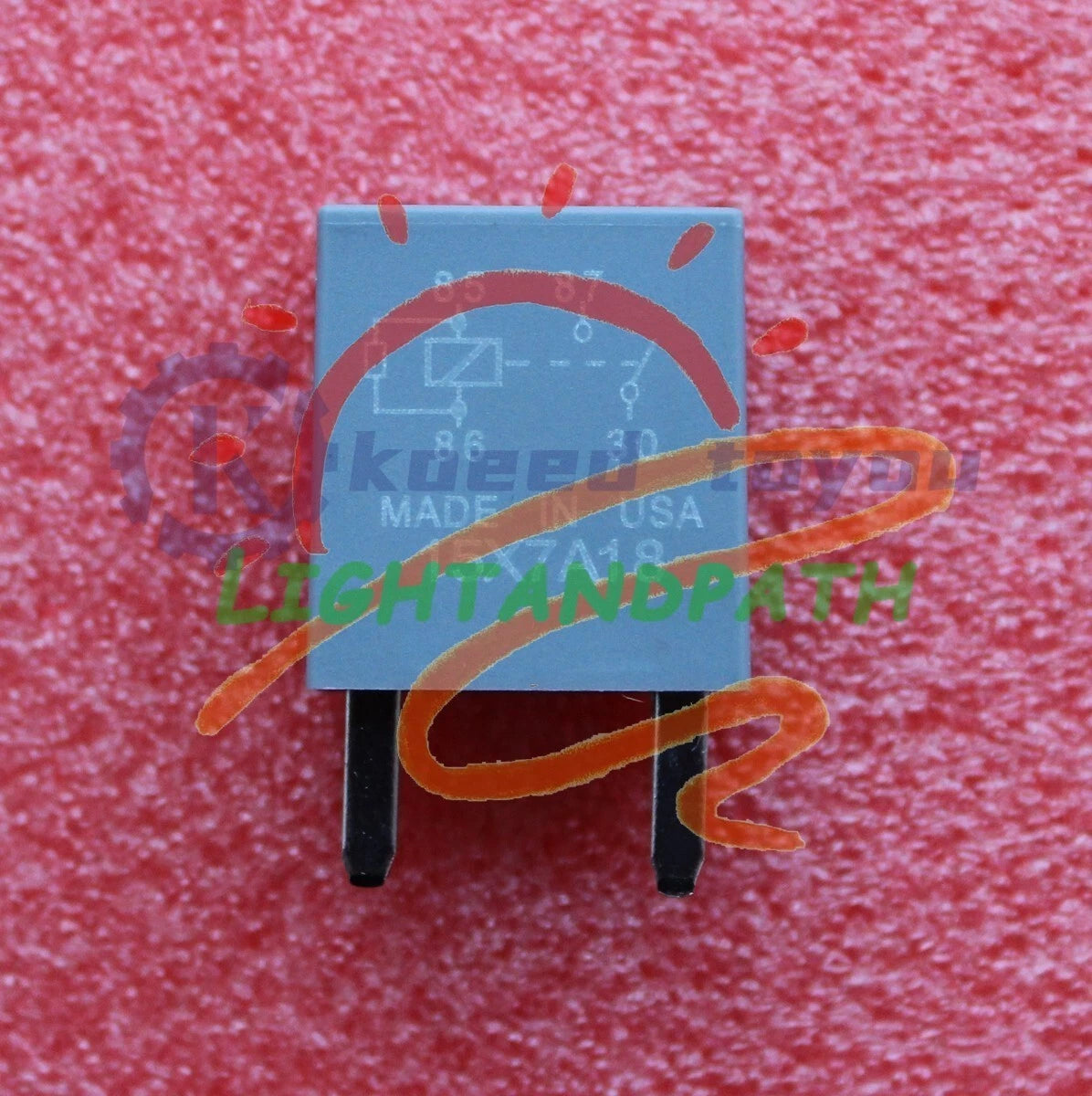 4 X For OMRON 68083380AA 05X7A13 4-Pin 12V Horn Start Fog Light Automotive Relay
