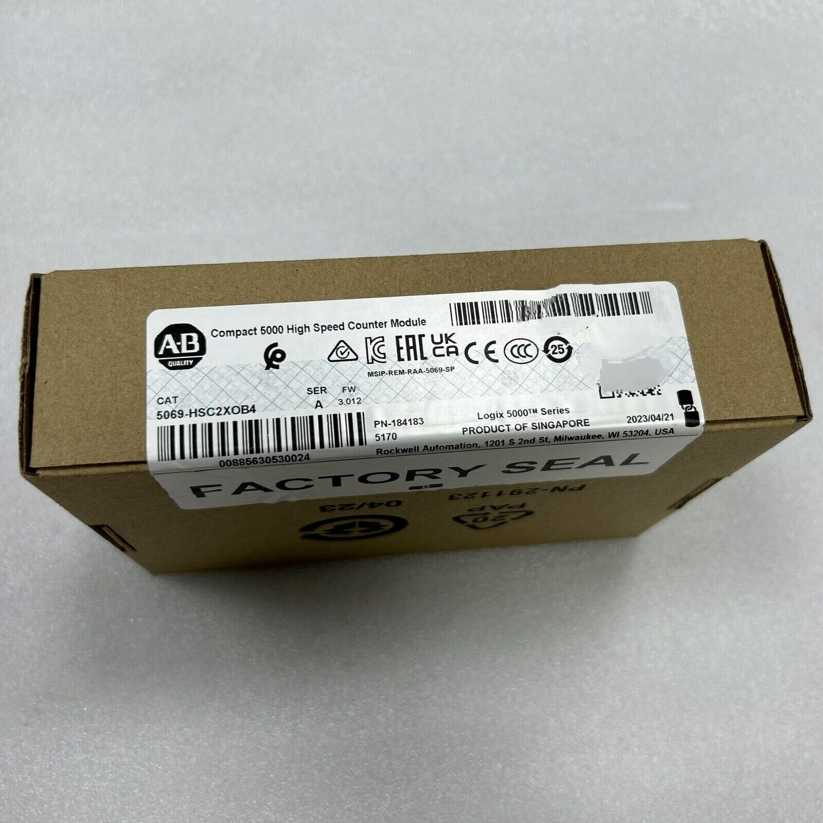 Sealed 5069-HSC2XOB4 Compact 5000 High Speed Counter Module - NZXT