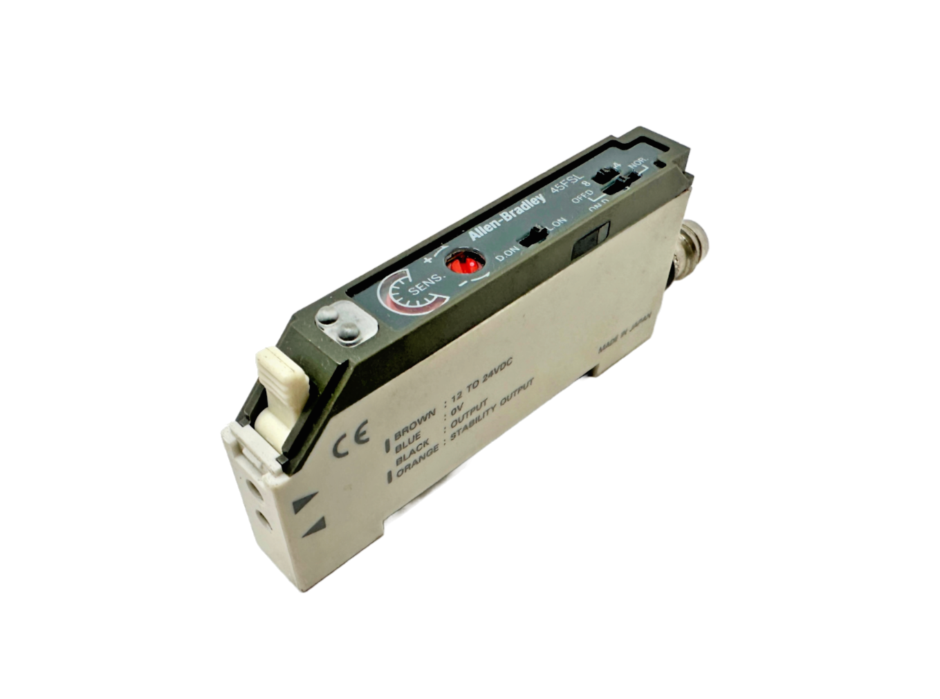 used Allen Bradley 45FSL-2LHE-P4 Fiber Optic Sensor - ALLEN BRADLEY