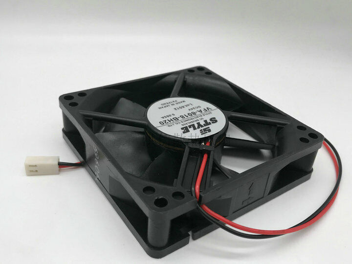 new 1PC STYLE FAN VFA-8018-BH20 DC 24V 0.085A 8020 8CM 2Pin