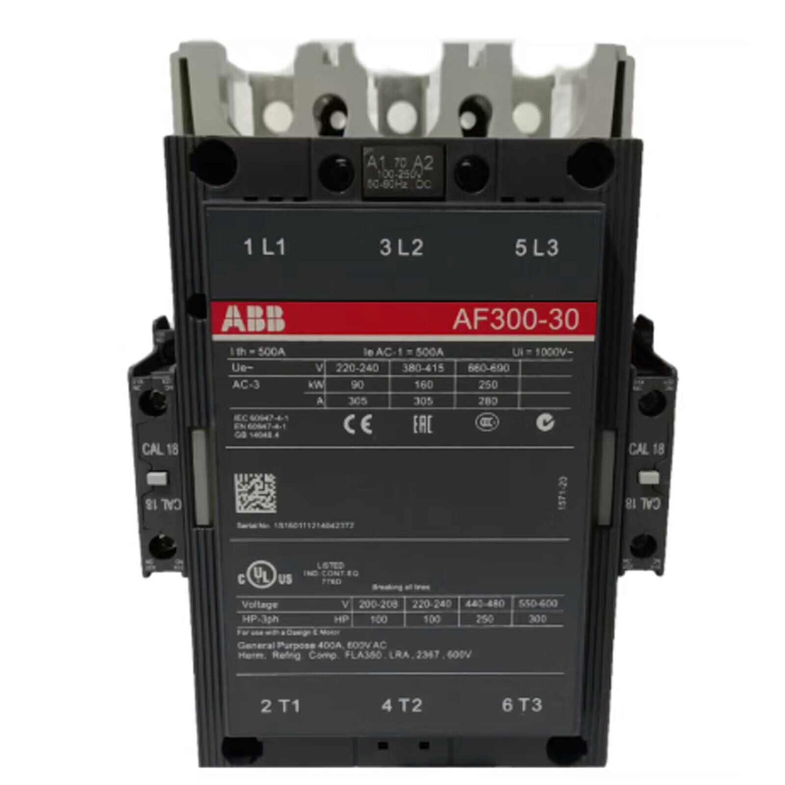 new 1pc ABB AF300-30-11 AC contactor - ABB