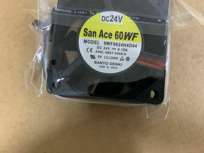 new For Sanyo 9WF0624H4D04 60*60*25mm 24V 0.15A Cooling Fan Fanuc 3pin Plug