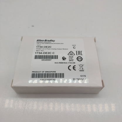 Allen-Bradley Point 2 Current Output Analog Module | Model 1734-OE2C | New In Box - ALLEN-BRADLEY