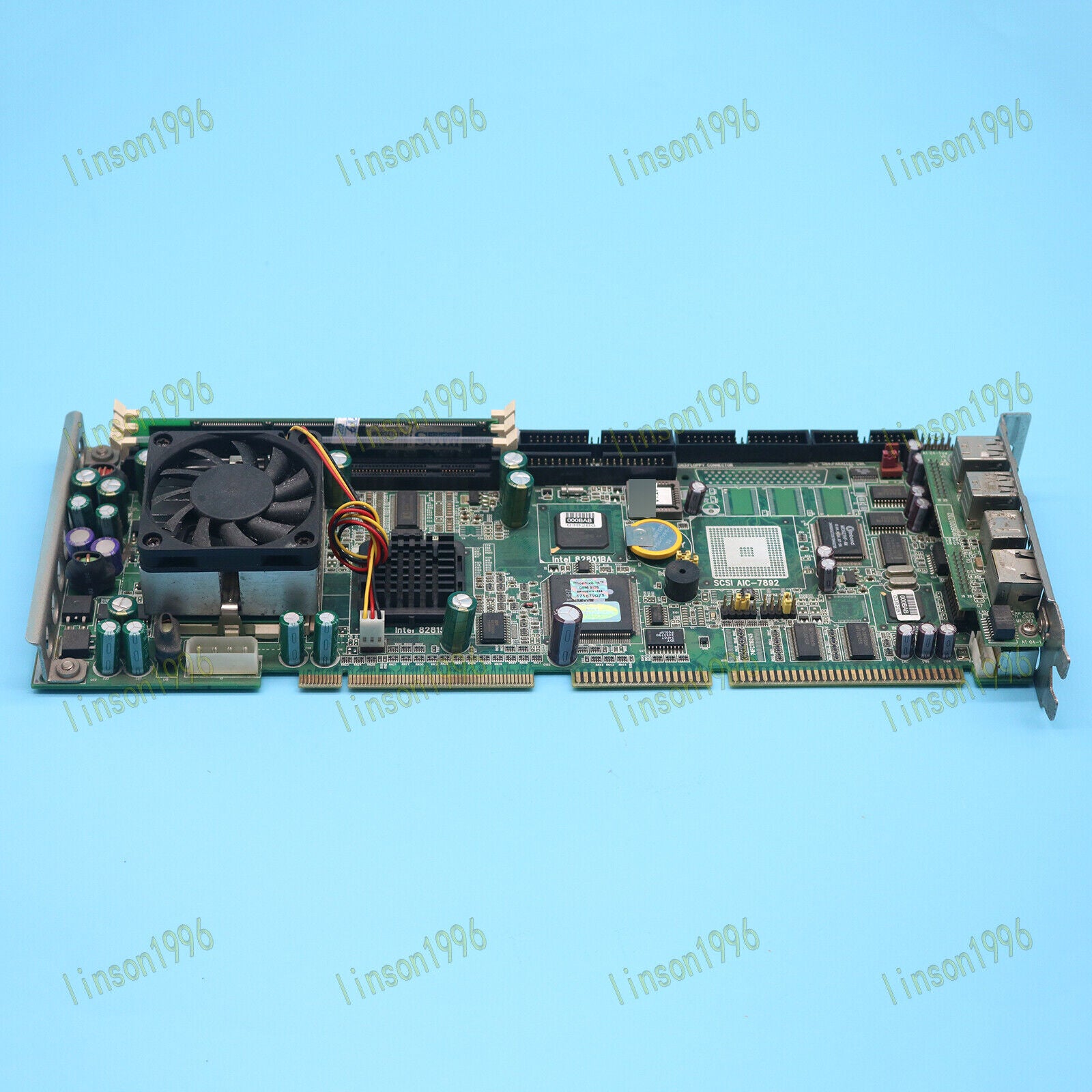 used Advantech Industrial Motherboard Double Network PCA-6180E2 Rev.B1 - ADVANTECH