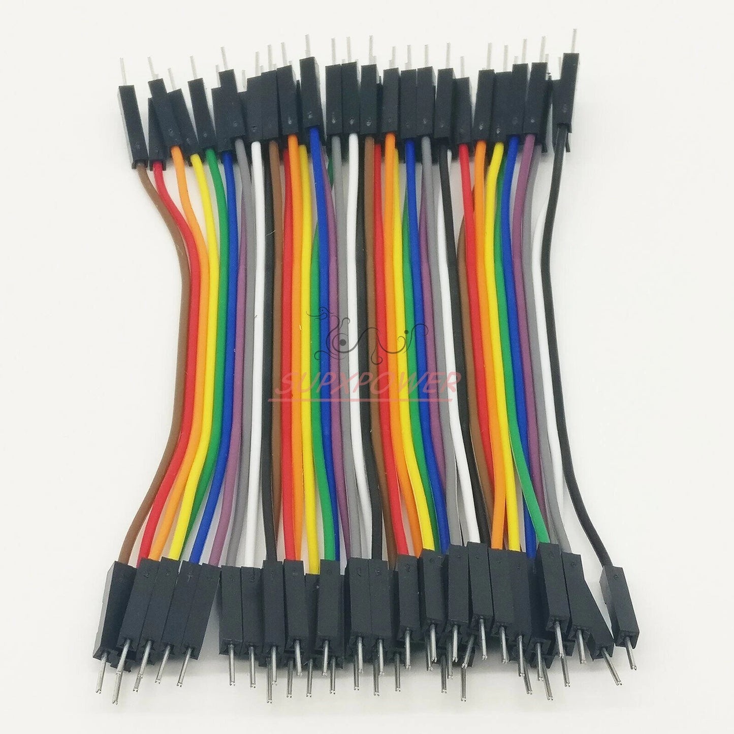 40p 10CM Dupont Male To Male Jumper Wire Ribbon Cable for Breadboard Arduino