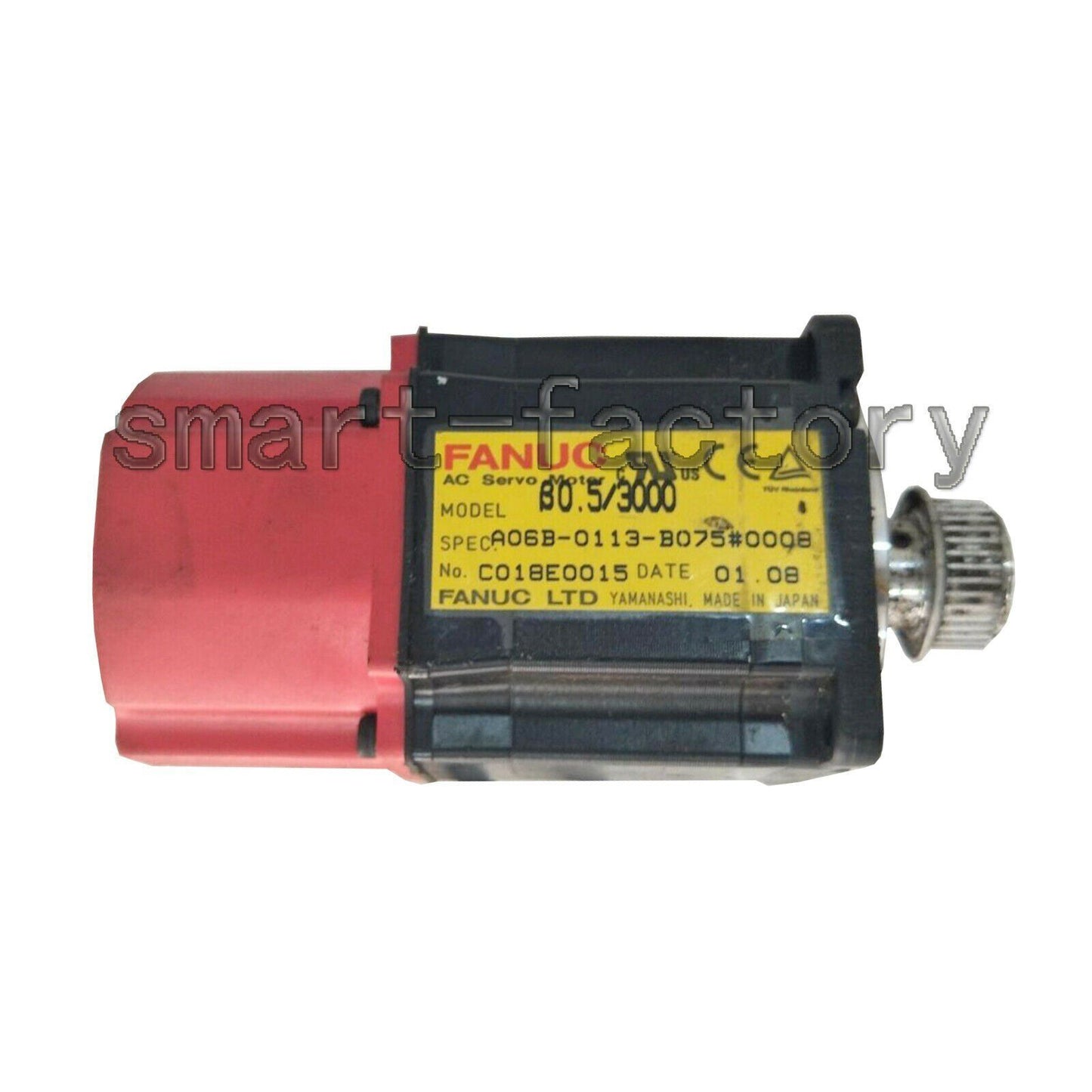 Used One servo motor, Fanuc A06B-0113-B075#0008, tested and in good condition - FANUC