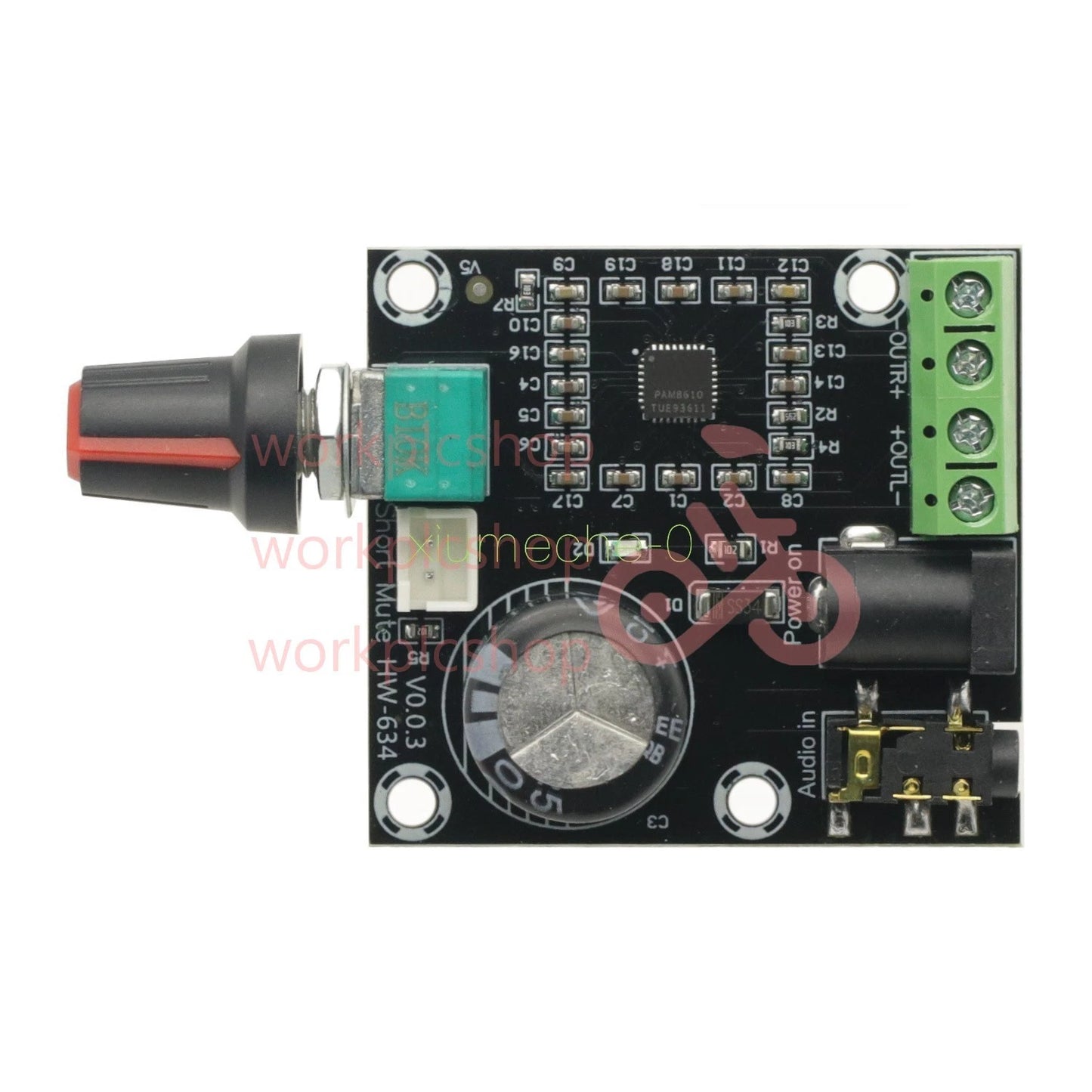 1X PAM8610 15W+15W Dual Channel Class D Digital Audio Amplifier Board Module F
