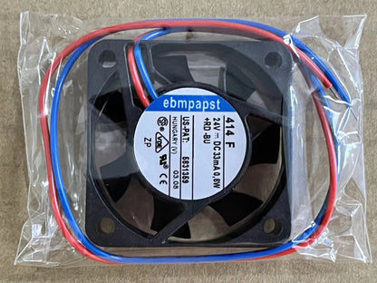 used 1pc for TYP 414F fan 24V 0.8W 4CM 4010 inverter fan 2 wire