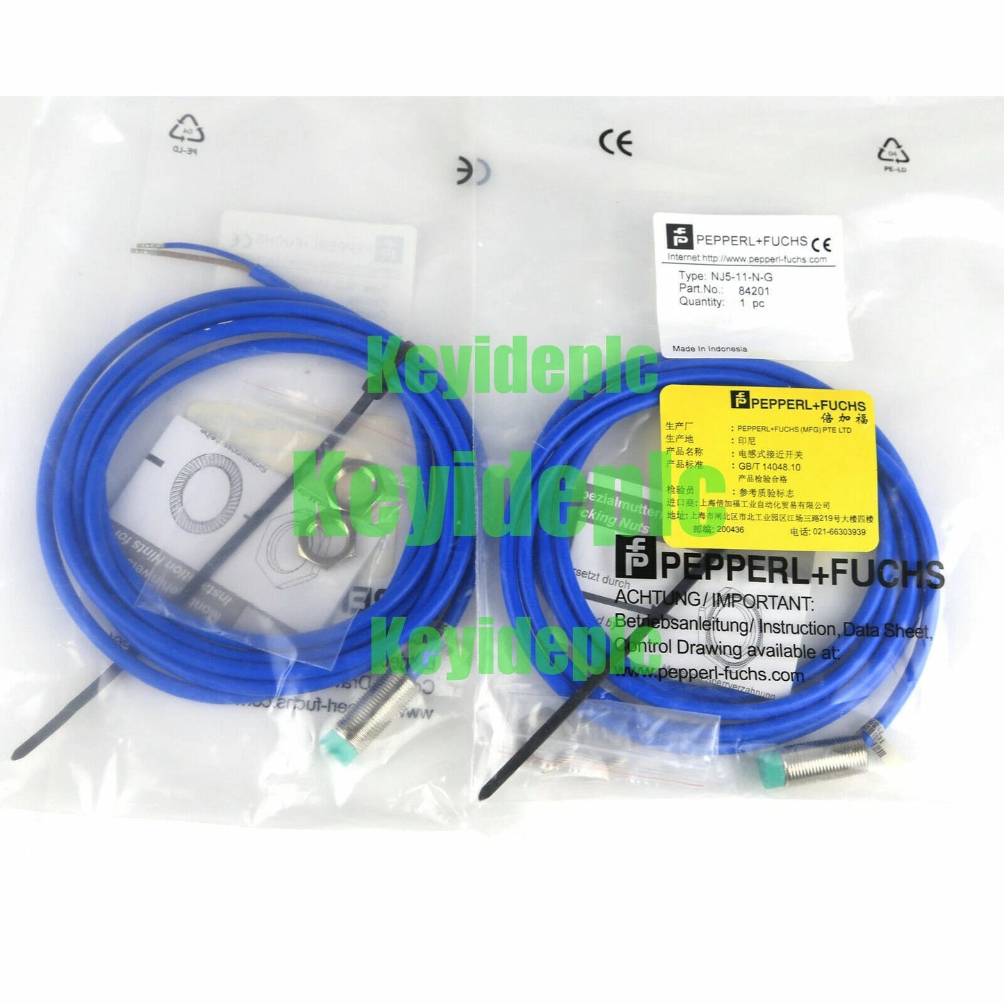 PEPPERL + FUCHS NJ5-11-N-G Inductive Proximity Sensor #ke