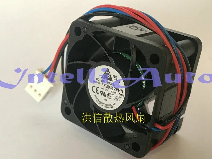For Delta 4028 FFB0412VHN DC12V 0.45A 3-wire 40*28MM cooling fan