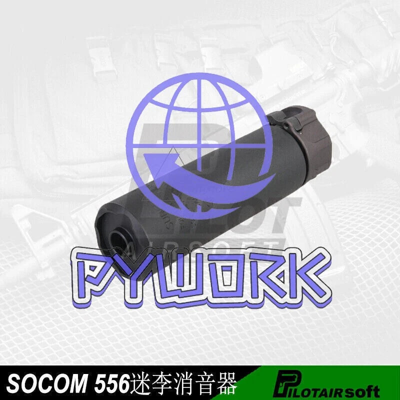 Soft Airsoft SOCOM 556 RC2 Suppressor - 14mm ccw CCW Water Soft Ammo Accessories