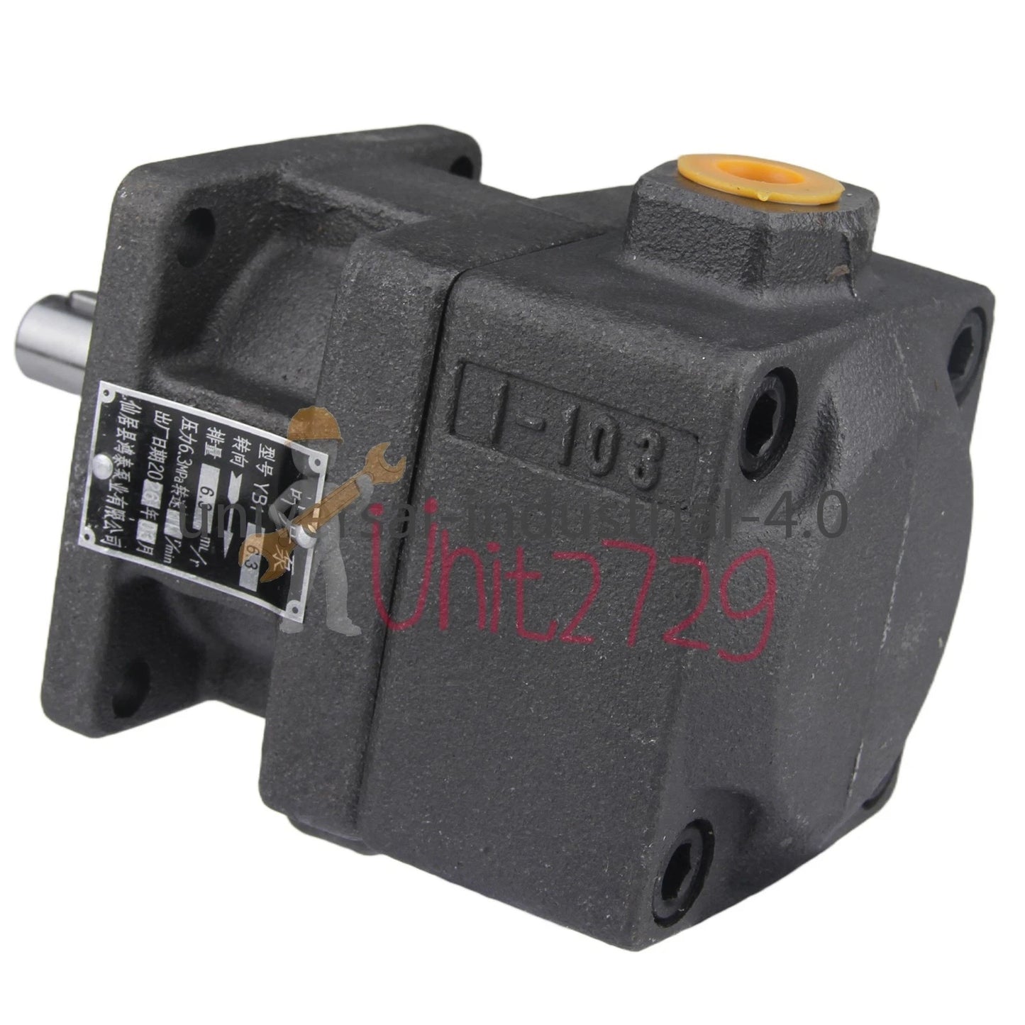 Vane pump oil pump YB1-6 6.3mpa 6.3ML/r 15mm #un