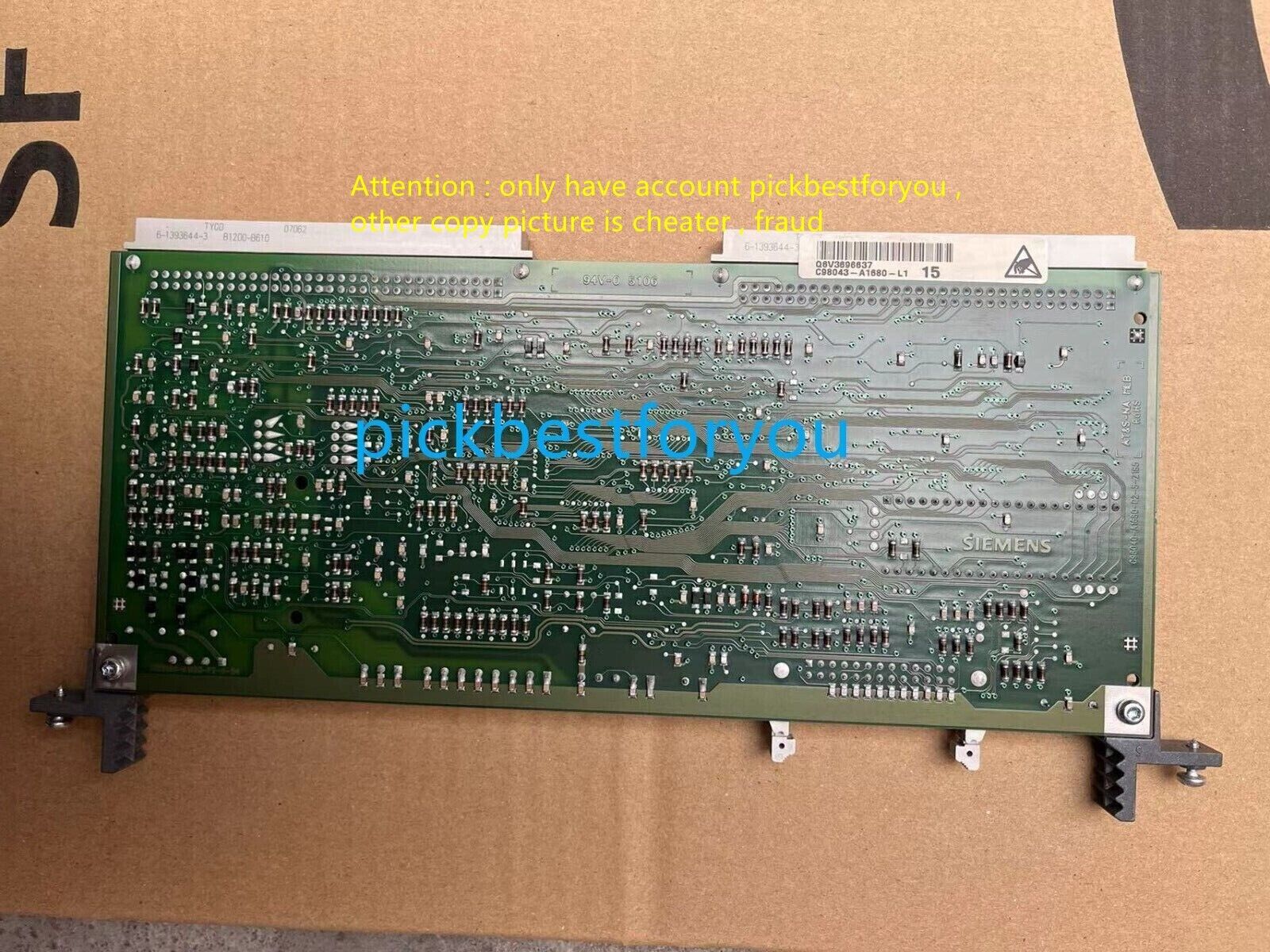 used C98043-A1680-L1 6SE70 CUR board 6SE7090-0XX85-1DA0 (by or ) #U5033D YG - YG