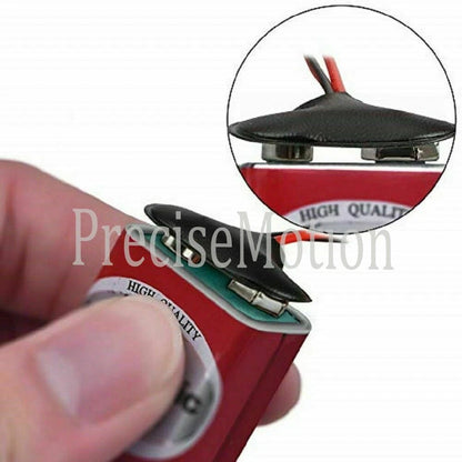 Pack of 10 9V Battery Connector Snap Clip Wire Connector Lead Holder T Type
