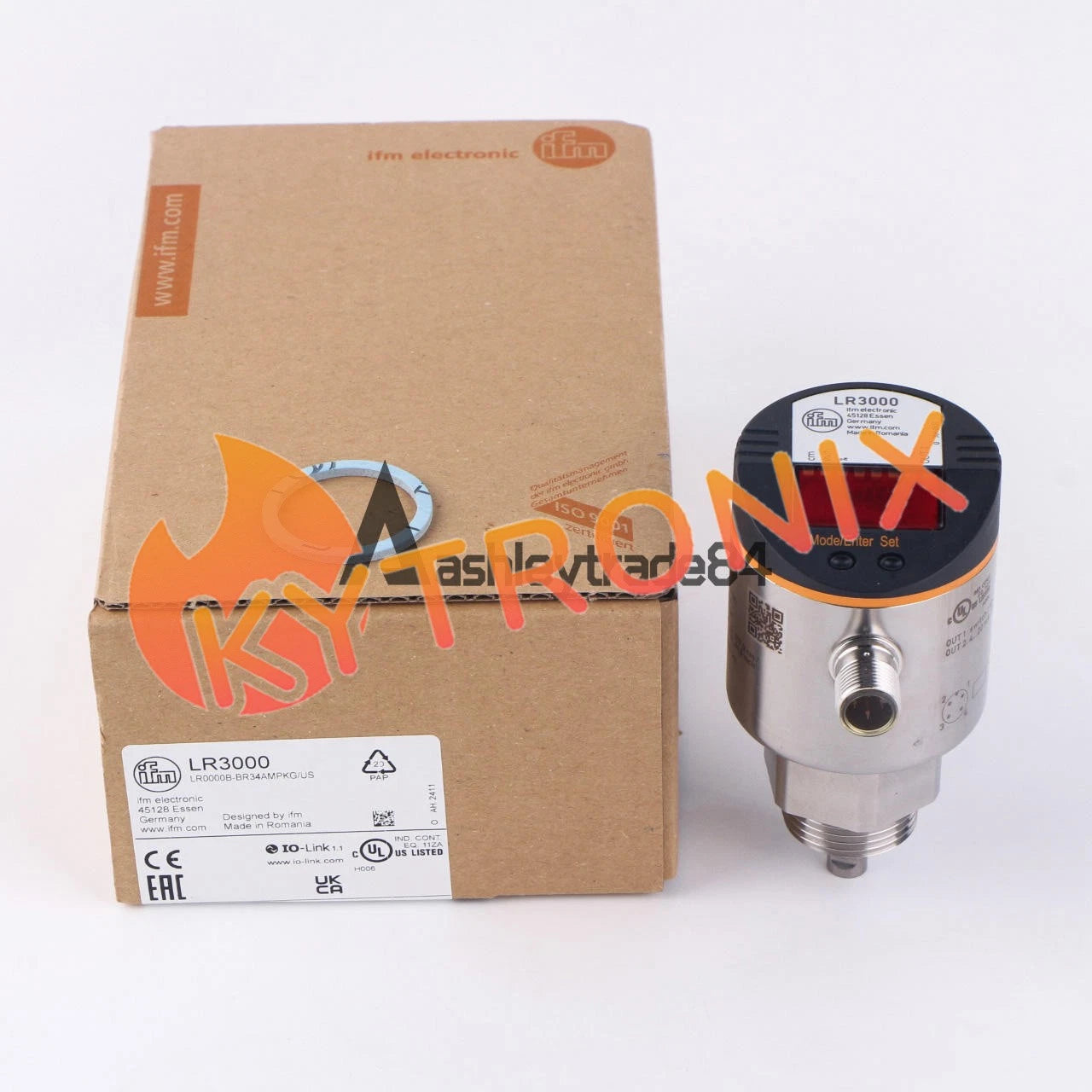 ONE IFM LR3000 electronic level sensor