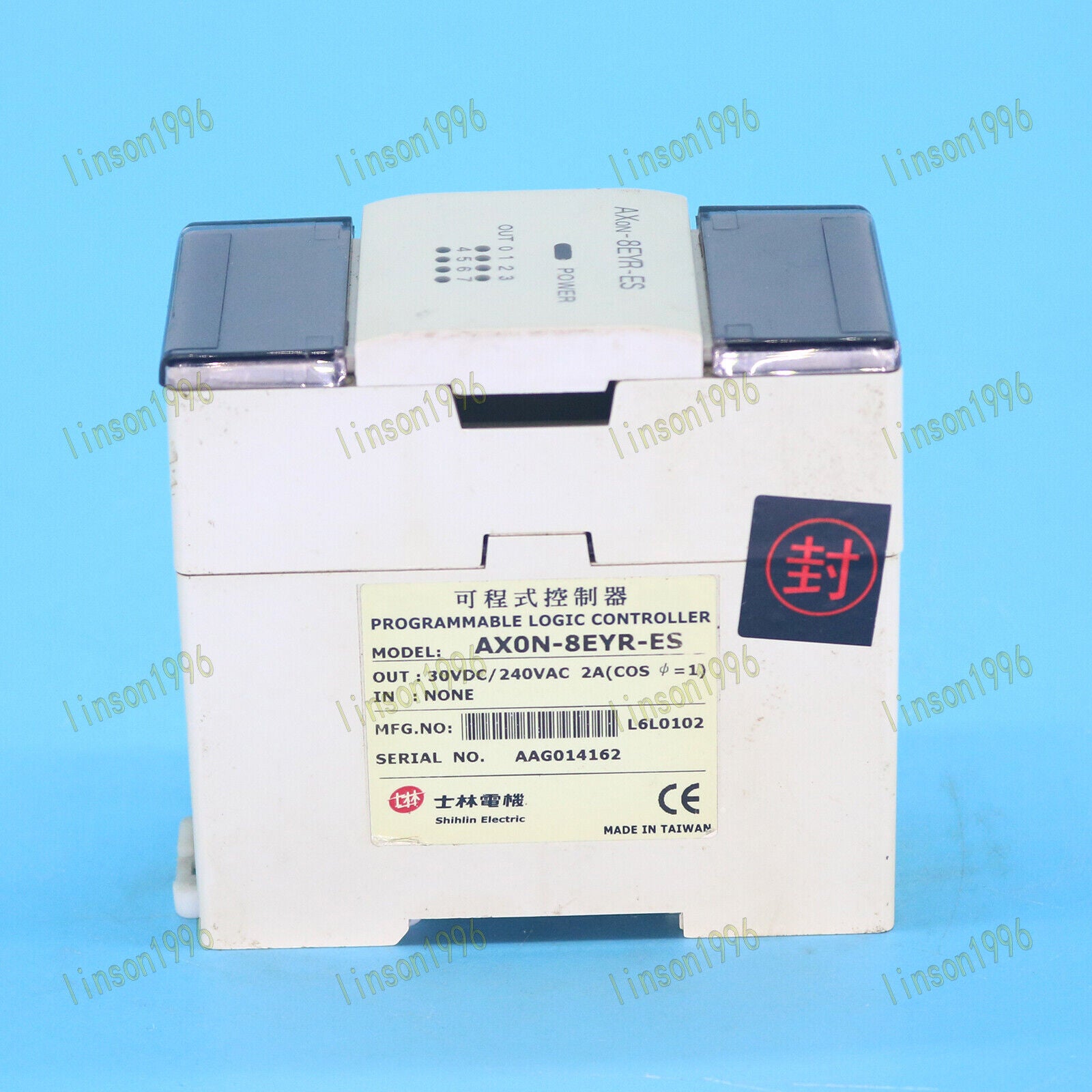 used 1PC  AX0N-8EYR-ES For Shihlin PLC Module Tested Good OK Shihlin