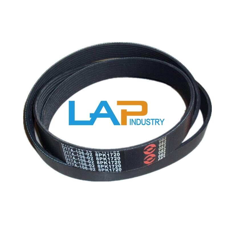 1Pcs New Engine Belt D17A-106-02 8PK1720 for Optimal Performance - KOEED
