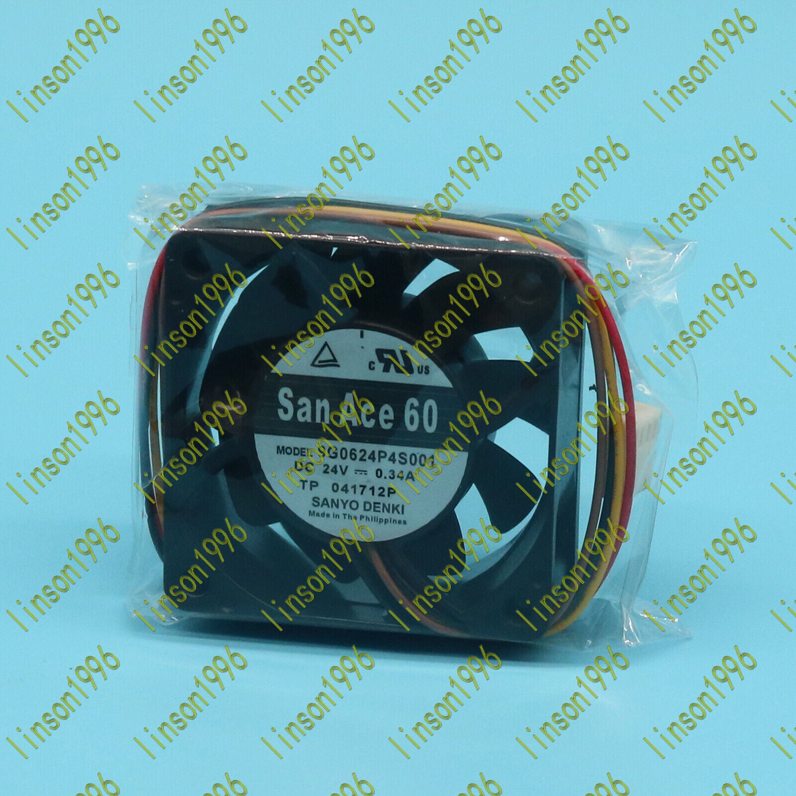 new 1PC  For SANYO 9G0624P4S001 San Ace60 24V 0.34A Cooling Fan FAST SHIP SANYO